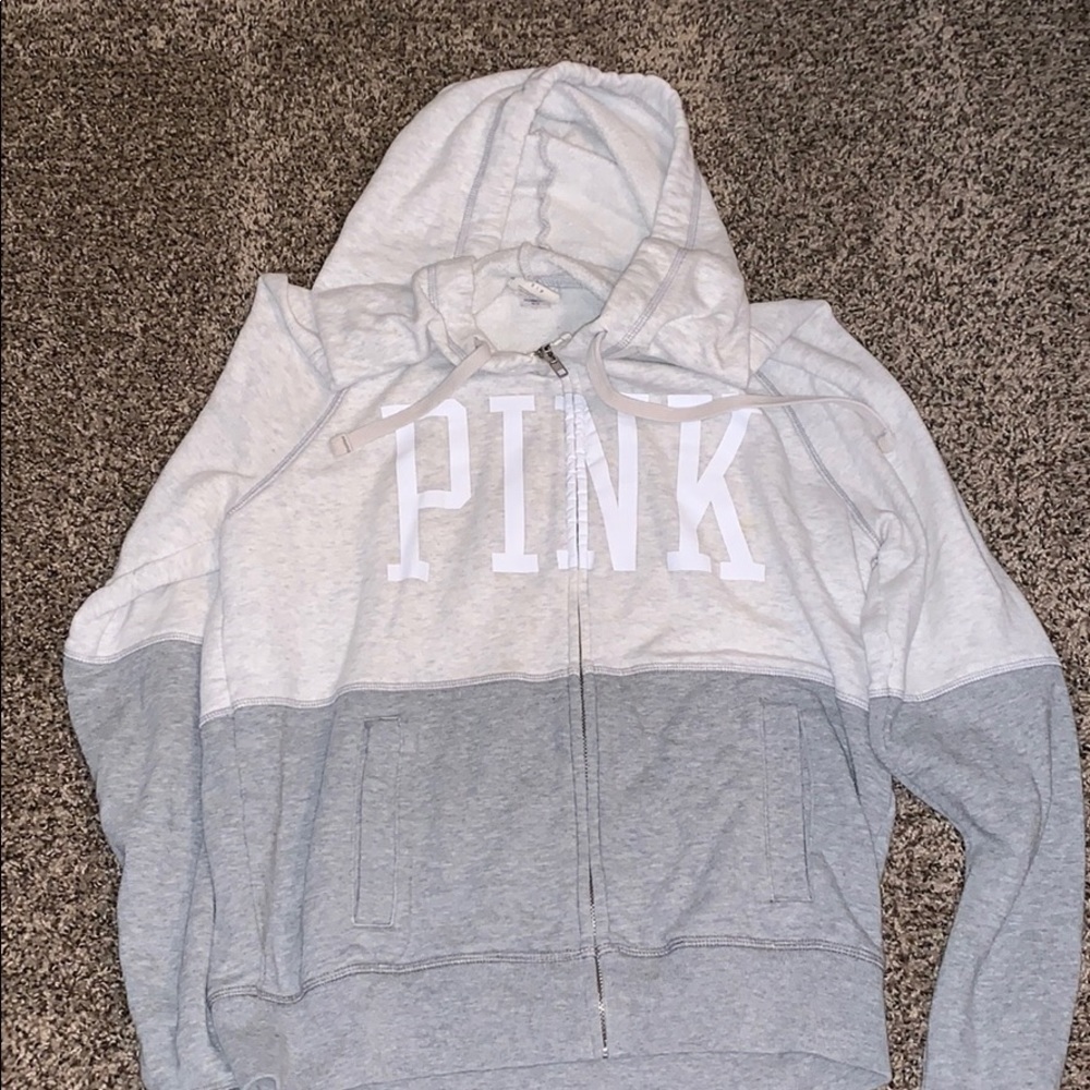 PINK brand zip up hoodie